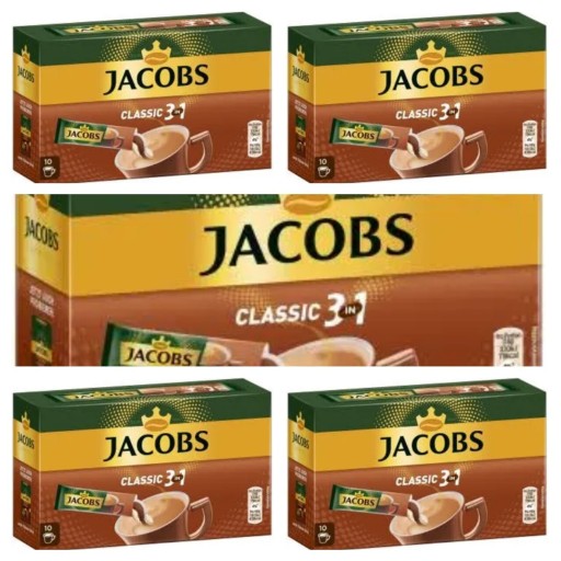 Zdjęcie oferty: Kawa rozpuszczalna Jacobs  3w1, 50 szt. z Niemiec 