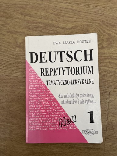 Zdjęcie oferty: Deutsch 1 Repetytorium tematyczno -leksykalne 