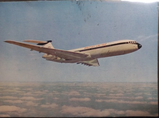 Zdjęcie oferty: Pocztówka British United Airline Vickers VC-10