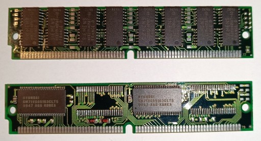 Zdjęcie oferty: EDO RAM 72 PINS 2x16 Hyundai + Siemens