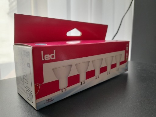 Zdjęcie oferty: Żarówki LED GU10 Auchan 5 sztuk 345 lumen 6400 K