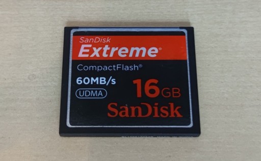 Zdjęcie oferty: Karta CompactFlash SanDisk 16GB UDMA 60MB/s