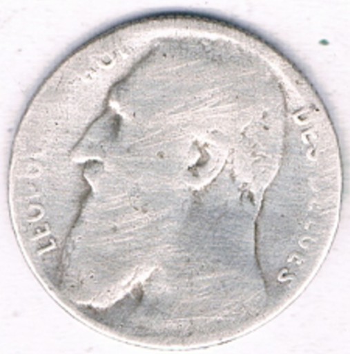 Zdjęcie oferty: BELGIA FR 50centów 1901