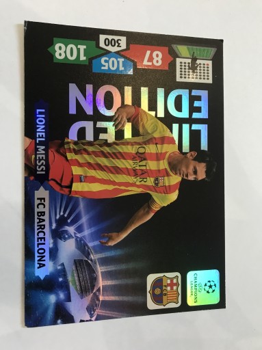 Zdjęcie oferty: OKAZJA!! KARTA LIMITOWANA XXL LIONEL MESSI