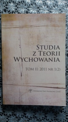 Zdjęcie oferty: Studia z teorii wychowania. Tom 11: 2011 nr 1(2)