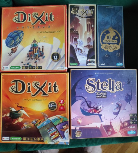 Zdjęcie oferty: ZESTAW DIXIT+STELLA+10 DODATKÓW