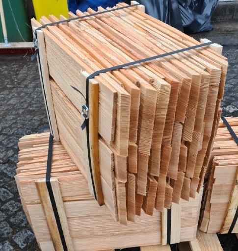 Zdjęcie oferty: Gonty drewniane modrzewiowe łupane alpejskie