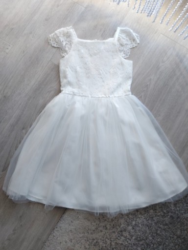 Zdjęcie oferty: Piękna biała sukienka cool club 146 tiul Komunia  