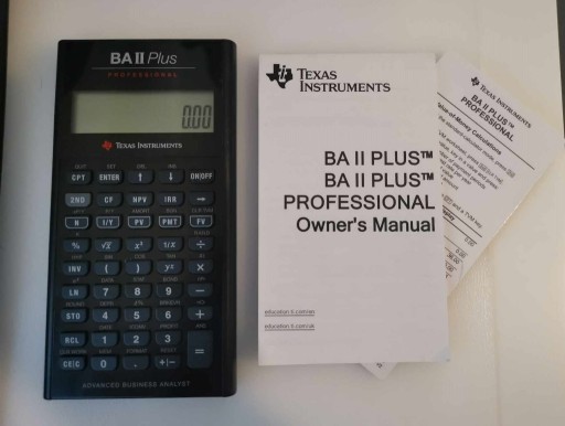 Zdjęcie oferty: Kalkulator Texas Instruments BA II Plus Prof