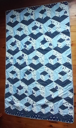 Zdjęcie oferty: Narzuta na pojedyncze łóżko rękodzieło patchwork