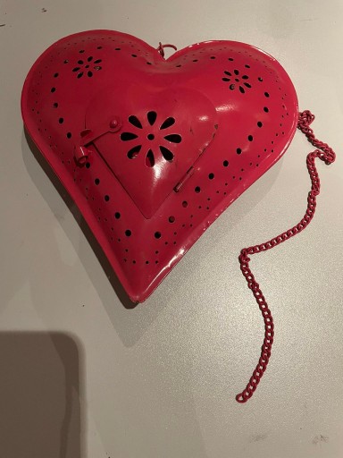 Zdjęcie oferty: Wiszący świecznik na tealight serce Walentynki