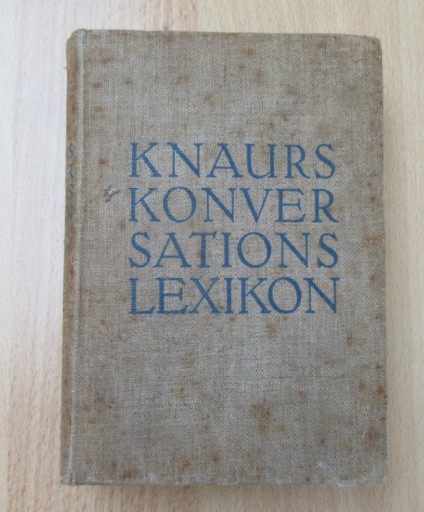 Zdjęcie oferty: Knaurs konversations lexikon z 1932 r.