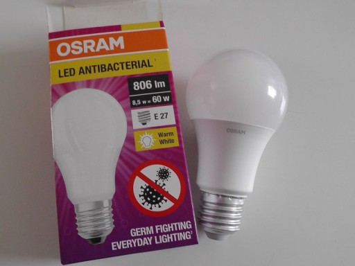 Zdjęcie oferty: Żarówka LED Antybakteryjna Osram E27 806 lm
