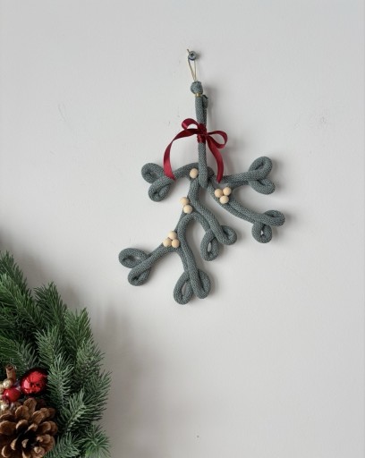 Zdjęcie oferty: Zawieszka świąteczna jemioła święta zima christmas handmade