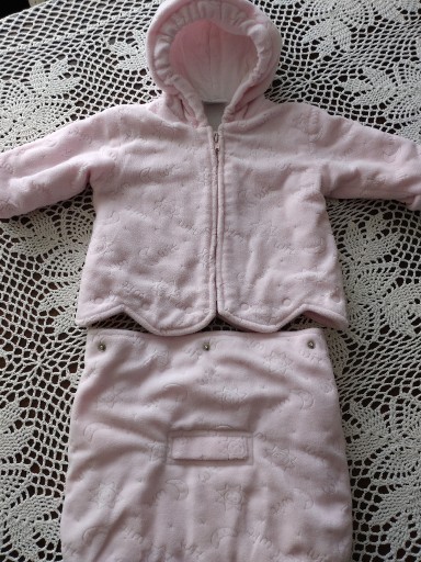 Zdjęcie oferty: Kombinezon ciepły niemowlęcy różowy dla dziewczynk