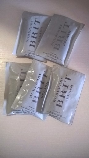 Zdjęcie oferty: Burberry Brit Splash for Him próbka 2 ml x5 -10 ML