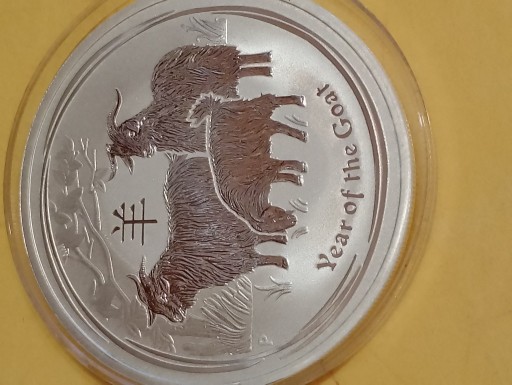 Zdjęcie oferty: Rok kozy lunar uncja srebra 1. Dolar