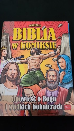 Zdjęcie oferty: Biblia w komiksie. Opowieść o Bogu i wielkich