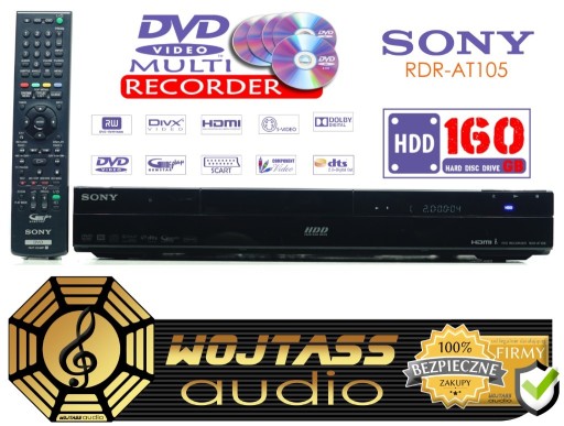 Zdjęcie oferty: Nagrywarka DVD Sony RDR-AT105 160 HDD DivX HDMI