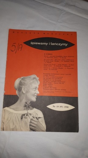 Zdjęcie oferty: Śpiewamy i tańczymy -głos i fortepian-19 (97) 1958