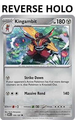 Zdjęcie oferty: Karta Pokemon Kingambit (OBF 150) 150/197 R. Holo