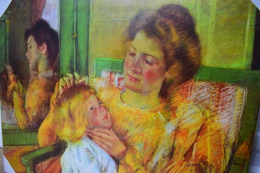 Zdjęcie oferty: Mary Cassatt - Czesanie dziecka 1901, reprodukcja.