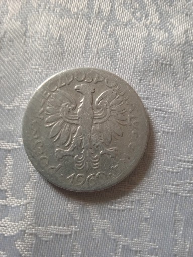 Zdjęcie oferty: Moneta Rybak 5 złoty PRL 1960r.