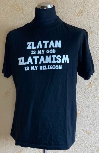 Zdjęcie oferty: T-shirt Zlatan Is My God Roz. M