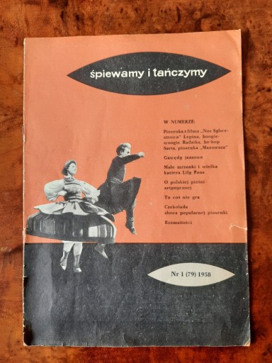 Zdjęcie oferty: Śpiewamy i tańczymy nr 1 (79) 1958