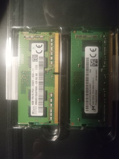 Zdjęcie oferty: ram do laptopa 2x4 GB DDR4 8GB SODIMM