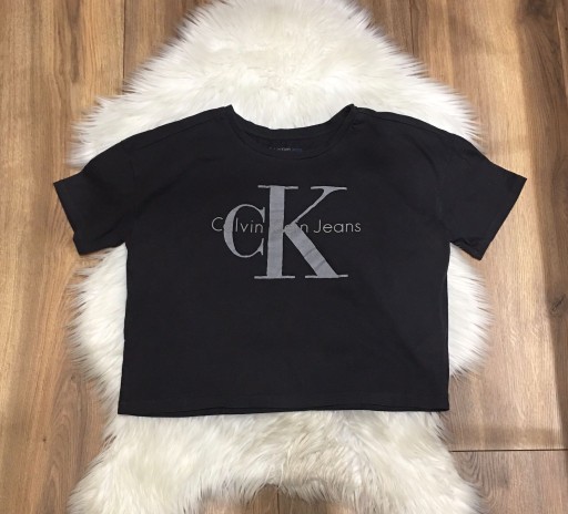 Zdjęcie oferty: Szary t-shirt Calvin Klein S