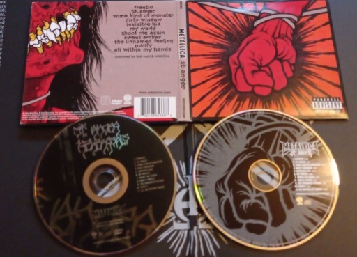 Zdjęcie oferty: METALLICA – St. Anger CD + DVD digi