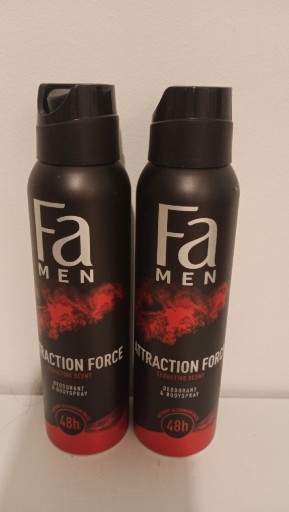 Zdjęcie oferty: FA dezodorant ATTRACTION FORCE x2