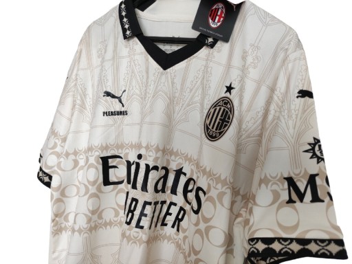 Zdjęcie oferty: AC Milan X PLEASURES Koszulka r.L beż 4 '24 styl