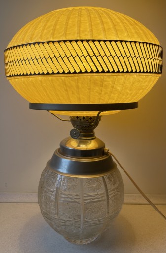 Zdjęcie oferty: Lampa stołowa PRL, Elektrometal Wieliczka