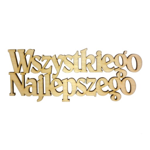 Zdjęcie oferty: Topper Pik Napis " Wszystkiego najlepszego"