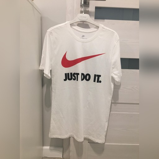 Zdjęcie oferty:  Koszulka t-shirt Nike Just Do It biała Nowa M 
