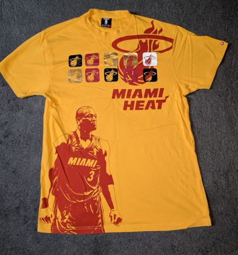 Zdjęcie oferty: Unikat Koszulka NBA UNK Miami Heat Wade żółta r. L