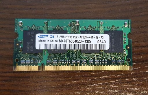 Zdjęcie oferty: Pamięć Samsung DDR2 512MB