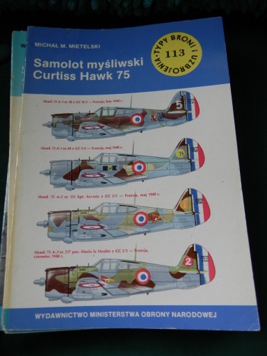 Zdjęcie oferty: TBiU nr 113 Samolot Curtiss Hawk 75