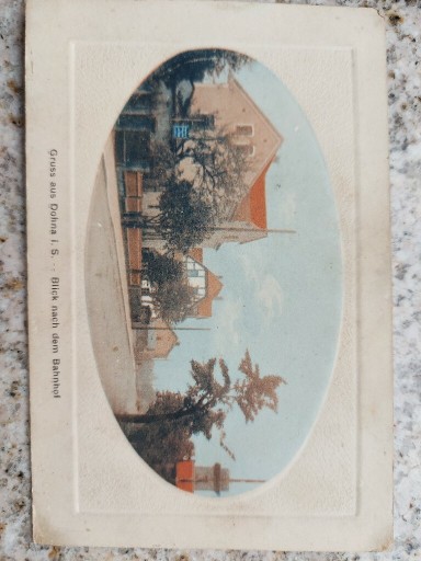Zdjęcie oferty: Gruss aus Dohna bahnhof 1900 r