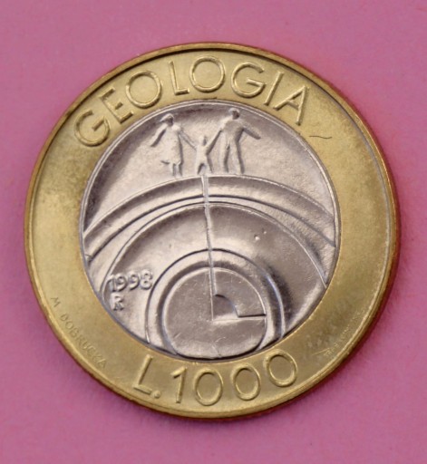 Zdjęcie oferty: SAN MARINO 1000 LIRÓW 1998- BIMETAL