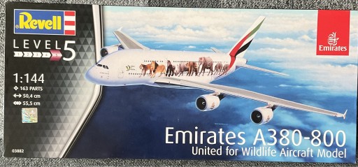 Zdjęcie oferty: Airbus A380-800 Emirates United for Wildlife 1:144
