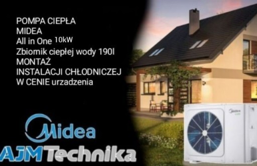 Zdjęcie oferty: Pompy ciepła MIDEA All in One 10kW