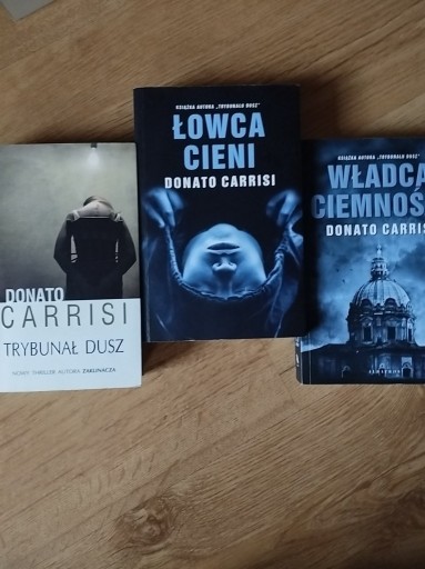 Zdjęcie oferty: Trybunał dusz.Łowca cieni.Władca ciemności.Carrisi