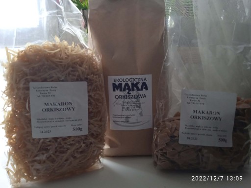 Zdjęcie oferty: mąka orkiszowa 1kg  z ekologicznego gospodarstwa