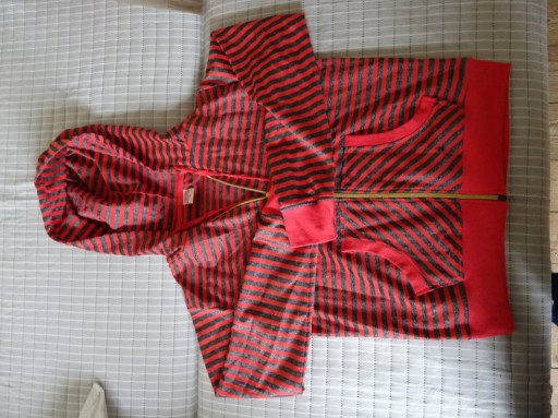Zdjęcie oferty: Fajna bluza z kapturem damska L/XL paski