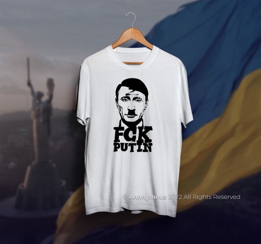 Zdjęcie oferty: Koszulka - Wojna na Ukrainie. Model FCK PUTIN XXXL