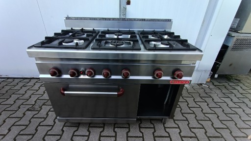 Zdjęcie oferty: Kuchnia gazowa 6 palnikowa z piekarnikiem BERTOS