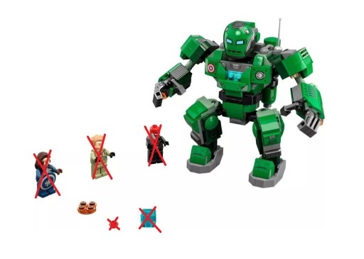 Zdjęcie oferty: LEGO 76201 MARVEL KAPITAN CARTER BEZ FIGUREK